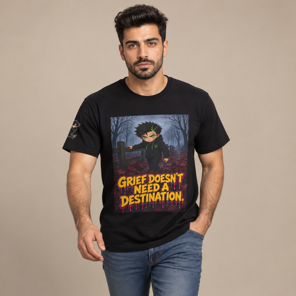 Grief Doesn't Need a Destination. Tee - Silas