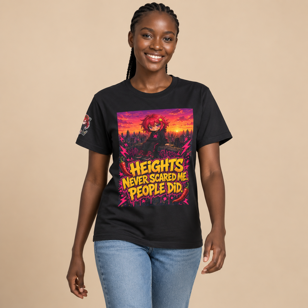 Heights Never Scared Me. People Did. Tee - Nova