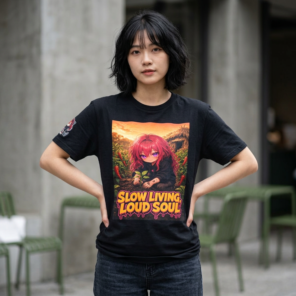 Slow Living, Loud Soul — Nova Tee