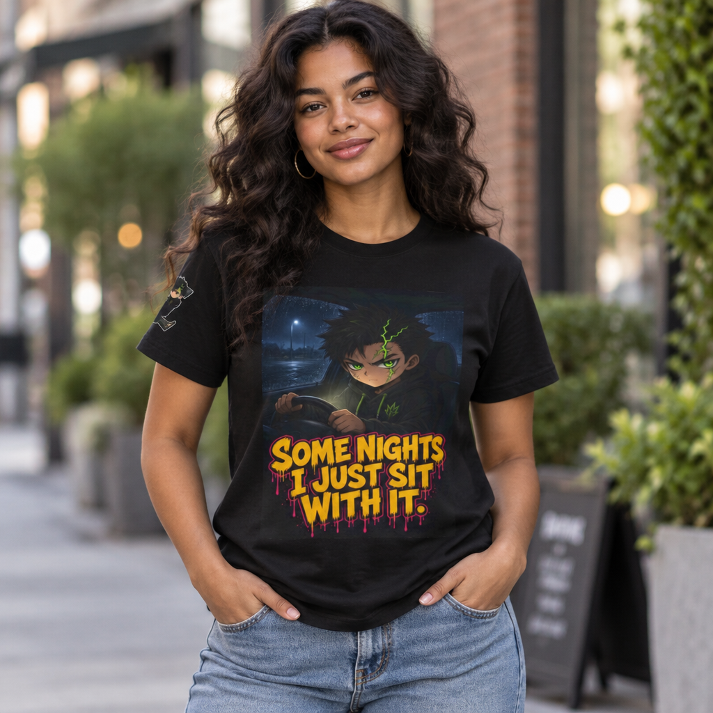 Some Nights I Just Sit With It. Tee - Silas