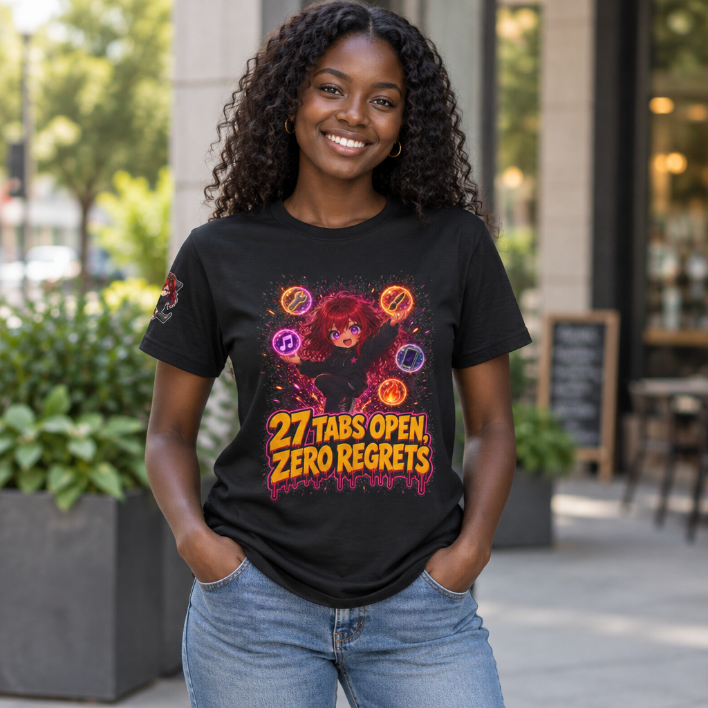 27 Tabs Open, Zero Regrets Tee - Nova