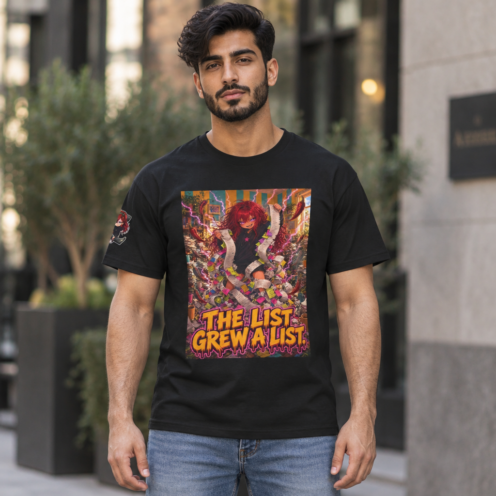 The List Grew a List. Tee - Nova